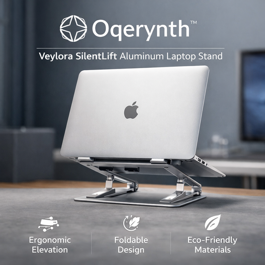 Oqerynth™ Veylora SilentLift Aluminum Laptop Stand